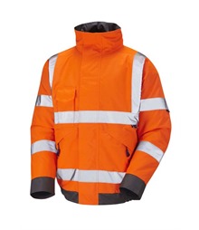 LEO WORKWEAR CHIVENOR ISO 20471 Cl 3 Bomber Jacket